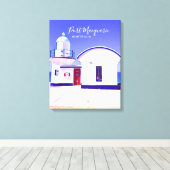 Aanhangwagen met aansteker Port Macquarie Australi Canvas Afdruk (Insitu (Houten vloer))