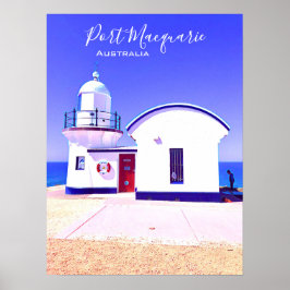 Aanhangwagen met aansteker Port Macquarie Australi Poster