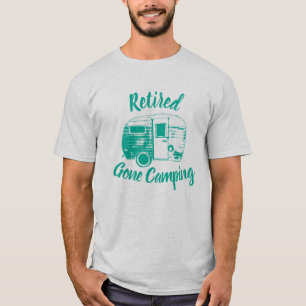 Aanhangwagen voor Camping Trailer met Gone Camping T-shirt
