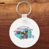  aanhangwagens sleutelhanger (Voorkant)