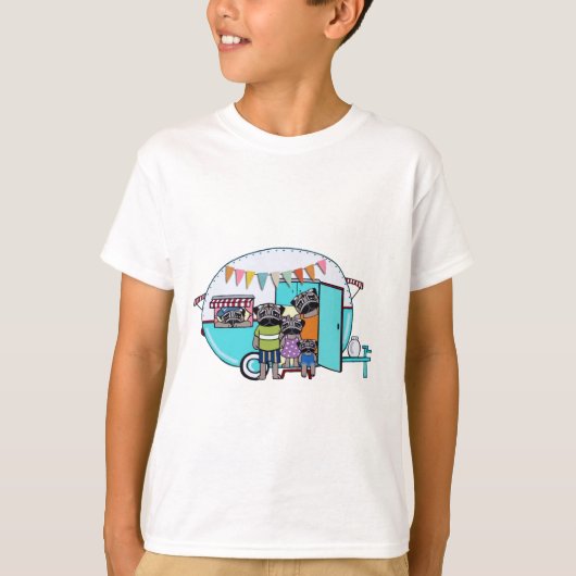 aanhangwagens t-shirt (Voorkant)