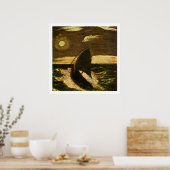 Aanhangwagens van het Zee van Albert Pinkham Ryder Poster (Keuken)