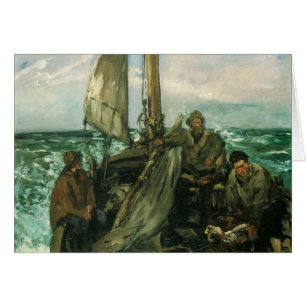 Aanhangwagens van het Zee van Edouard Manet,  kuns