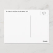 Aanhangwagens van het Zee van Edouard Manet,  kuns Briefkaart (Achterkant)