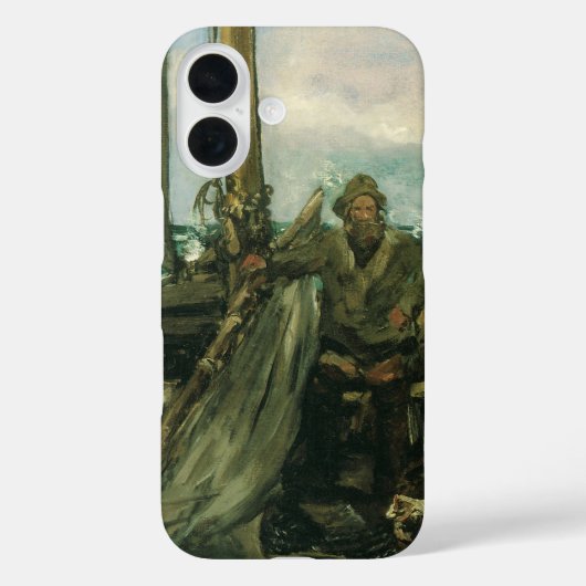 Aanhangwagens van het Zee van Edouard Manet,  kuns Case-Mate iPhone Case (Achterkant)