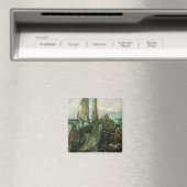 Aanhangwagens van het Zee van Edouard Manet, kuns Magneet (Insitu (Vaatwasser))