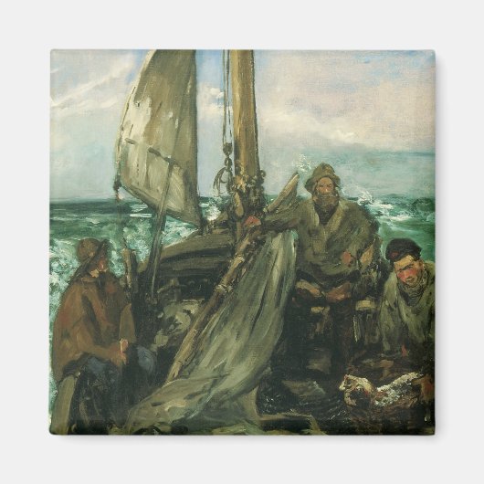 Aanhangwagens van het Zee van Edouard Manet, kuns Magneet (Voorkant)