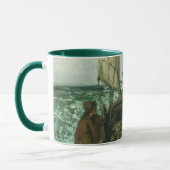 Aanhangwagens van het Zee van Edouard Manet,  kuns Mok (Links)