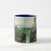 Aanhangwagens van het Zee van Edouard Manet,  kuns Mok (Midden)