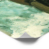 Aanhangwagens van het Zee van Edouard Manet,  kuns Poster (Hoek)