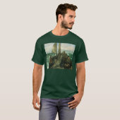 Aanhangwagens van het Zee van Edouard Manet,  kuns T-shirt (Voorkant volledig)