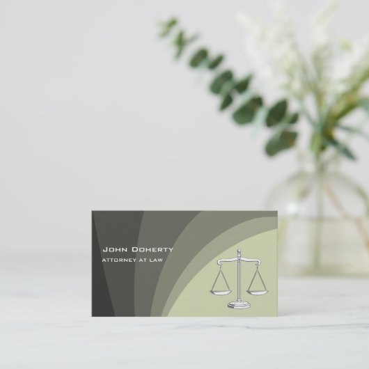 AANHANGWEZIGHEID | Advocaat Visitekaartje (Staand voorkant)