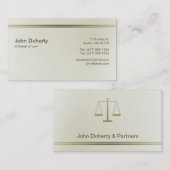 AANHANGWEZIGHEID | Advocaat Visitekaartje (Voorkant / Achterkant)