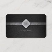 AANHANGWEZIGHEID | Elegant Black Visitekaartje (Achterkant)
