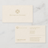 AANHANGWEZIGHEID | Elegant Classy Golden Visitekaartje (Voorkant / Achterkant)