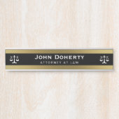 AANHANGWEZIGHEID | elegant Deurbordje (Voorkant)