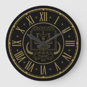 AANHANGWEZIGHEID | Golden  Grote Klok (Voorkant)