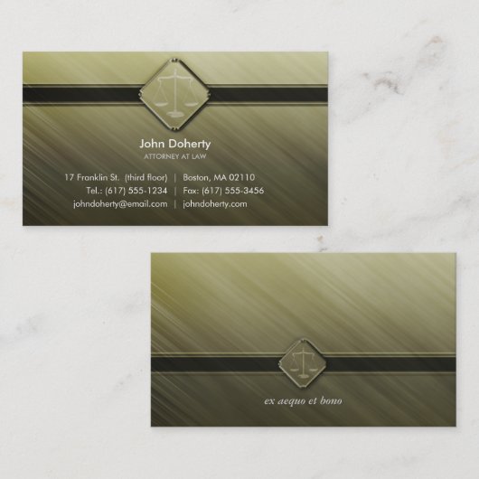 AANHANGWEZIGHEID | Groen Visitekaartje (Voorkant / Achterkant)