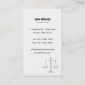 AANHANGWEZIGHEID | Wettelijke Kantoor Visitekaartje (Achterkant)