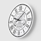 AANHANGWEZIGHEID | Zwart wit Grote Klok (Hoek)