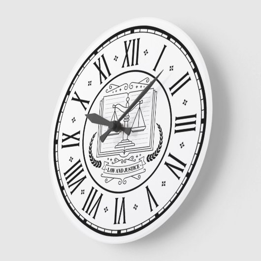 AANHANGWEZIGHEID | Zwart wit Grote Klok (Hoek)