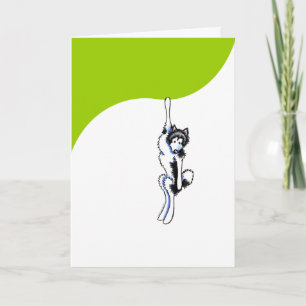 Aanhankelijke Malamute Van Alaska Kaart