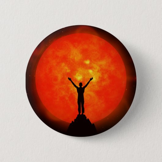Aanhef op de Button/badge van de zon Ronde Button 5,7 Cm (Voorkant)