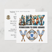 AANHOOR TOESTEMMING OM AAN BOORD TE KOMEN KAART (Voorkant / Achterkant)