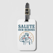 Aanhoudende positiviteit bagagelabel (Voorkant (verticaal))