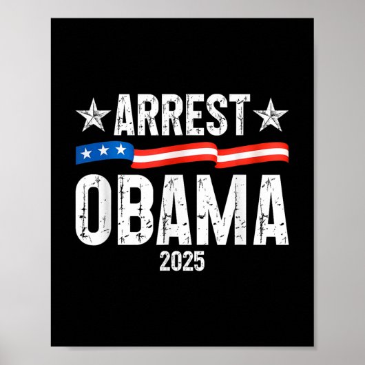 Aanhouding Obama 2025 _2 Poster (Voorkant)