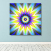 Aanjager in de aanloopcanvasafdruk canvas afdruk (Insitu (Houten vloer))