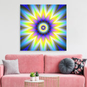 Aanjager in de aanloopcanvasafdruk canvas afdruk (Insitu (Woonkamer))