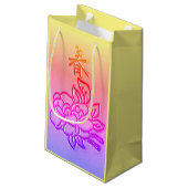  aanjager in roze klein cadeauzakje (Achterkant Gekanteld)