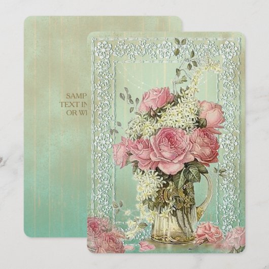 aanjager - Kaart voor uitnodiging (Voorkant / Achterkant)