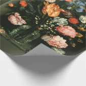  aanjager ontkoppelen Floral Antiek schilderen Cadeaupapier (Hoek)