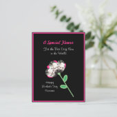  aanjager van koeweit Best mam Hot Pink Briefkaart (Staand voorkant)