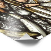 Aanklacht tegen koning David tegen Solomon Foto Afdruk (Hoek)