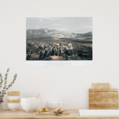 Aanklacht van de brigade van de zware Cavalerie Poster (Keuken)