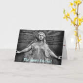 Aanklacht van de Godin Wiccan Sympathy Card Kaart (Gele Bloem)