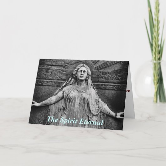 Aanklacht van de Godin Wiccan Sympathy Card Kaart (Voorkant)