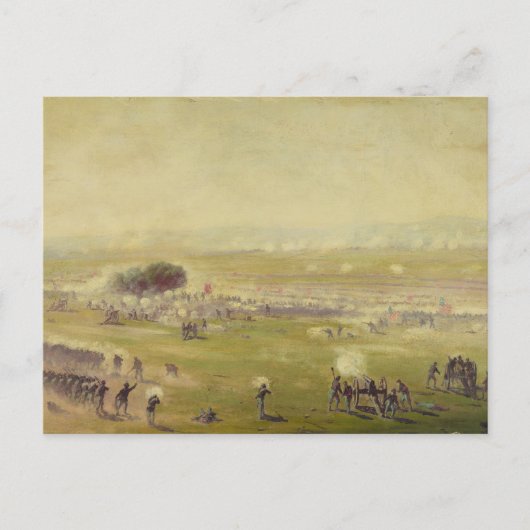 Aanklacht wegens Amerikaanse burgeroorlog door Edw Briefkaart (Voorkant)