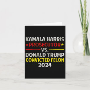 Aanklager Harris vs. Donald Trump veroordeelde mis Kaart