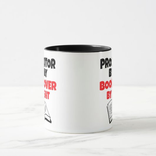 Aanklager houdt van lezen mok (Midden)