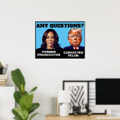 Aanklager Trump Felon van Kamala Harris Poster (Thuiskantoor)
