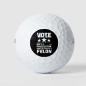 Aanklager versus Felon Voter Grappige Politiek Golfballen (Voorkant)
