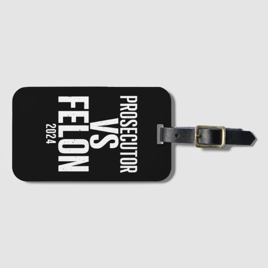 Aanklager vs Felon 2024 Bagagelabel (Voorkant (horizontaal))