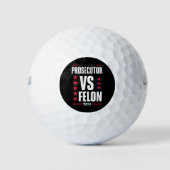 Aanklager vs Felon 2024 Golfballen (Voorkant)