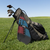 Aanklager vs Felon 2024 Golfhanddoek (Groen)