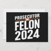 Aanklager vs Felon 2024 Kaart (Voorkant)