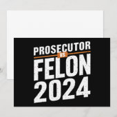 Aanklager vs Felon 2024 Kaart (Voorkant / Achterkant)